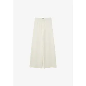 Pantaloni larghi in crêpe donna Stefanel image-1