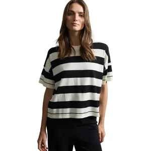 Oversized Striped Jumper for Women Stefanel image-0