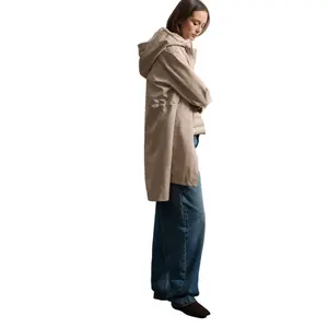Damen Parka mit Kapuze und Reißverschluss Stefanel