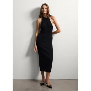 Ärmelloses Langes Kleid mit Lurex Damen Stefanel image-2