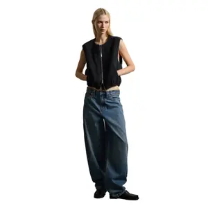 Wool Blend Gilet Women's Stefanel Regular Fit