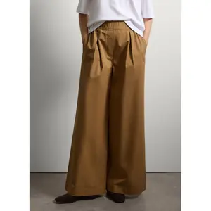 Palazzo-Hosen aus Baumwolle für Damen Stefanel image-3
