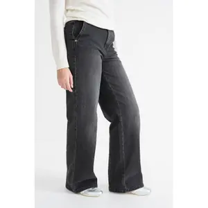 Jeans Straight taille élastiquée femme Stefanel image-2