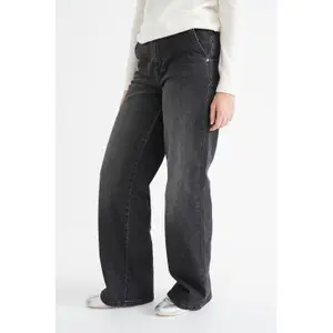 Jeans Straight taille élastiquée femme Stefanel image-3