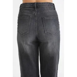 Jeans Straight taille élastiquée femme Stefanel image-6
