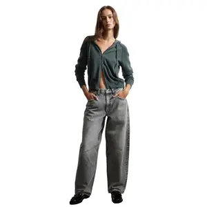 Pure Cotton Balloon Jeans for Women Stefanel image-0