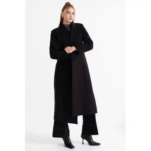 Langer Wollmantel Damen Stefanel image-2
