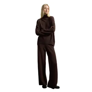 Women's Pure Wool Trousers Stefanel Regular Fit image-0