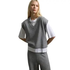Damen V-Ausschnitt Tanktop Stefanel image-0