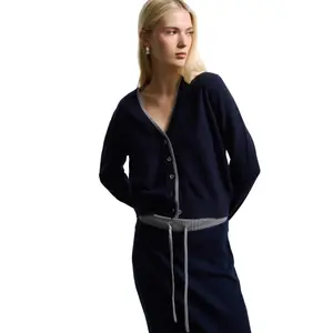 Women's Wool and Cashmere Cardigan Stefanel image-0