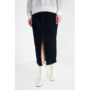 Women’s Stretch Cotton Skirt Stefanel Regular Fit image-2
