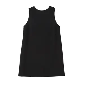 V-Neck Dress with Bow Women Stefanel image-0