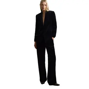 Women's velvet trousers Stefanel image-0