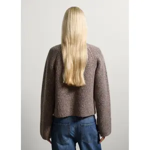 Pull Oversize V-Ausschnitt Damen Stefanel image-3