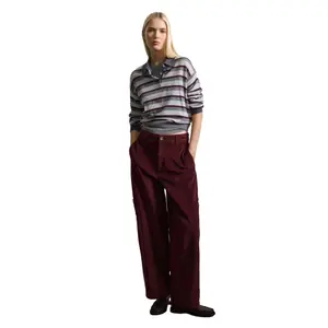 Corduroy Trousers for Women Stefanel image-0