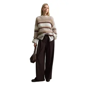 Pull Rundhalsausschnitt aus Jersey für Damen Stefanel image-0