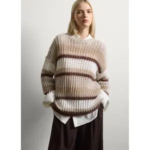Pull Rundhalsausschnitt aus Jersey für Damen Stefanel image-2