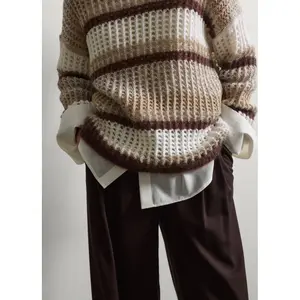 Pull Rundhalsausschnitt aus Jersey für Damen Stefanel image-4