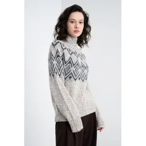 Pull mit Rundhalsausschnitt für Damen Stefanel image-4
