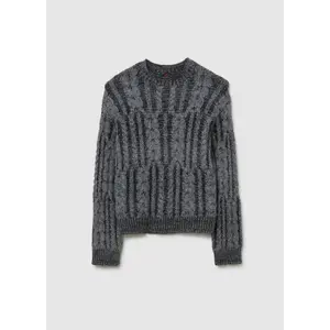 Damen Pulli mit Zopfstrick Rundhals Stefanel image-1