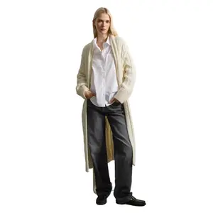 Damen Langarm-Cardigan aus Wolle und Alpaka Stefanel