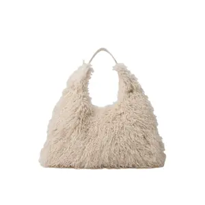 Women's faux fur handbag Stefanel image-0