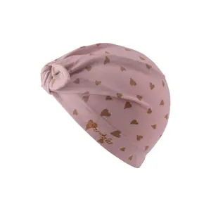Baby girl heart print knotted bonnet Sterntaler image-1