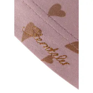 Baby girl heart print knotted bonnet Sterntaler image-4