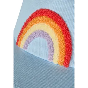 Rainbow meisjes baseball cap van stof Sterntaler image-3