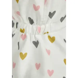 Girls' baseball cap with neck cover Sterntaler Coeurs image-3