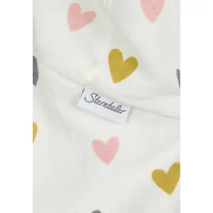 Girls' baseball cap with neck cover Sterntaler Coeurs image-4