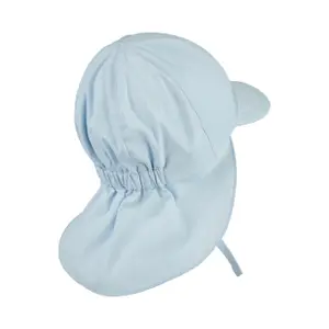 Solskyddskeps med nackskydd i UV-poplin för spädbarn Sterntaler unicolore image-1