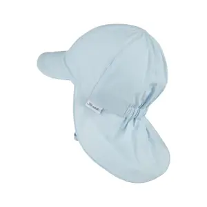 Solskyddskeps med nackskydd i UV-poplin för spädbarn Sterntaler unicolore image-2