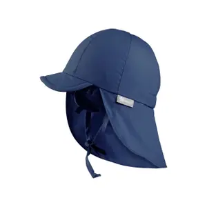 Solskyddskeps med nackskydd i UV-poplin för spädbarn Sterntaler unicolore image-2