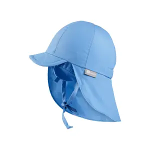 Solskyddskeps med nackskydd i UV-poplin för spädbarn Sterntaler unicolore image-2