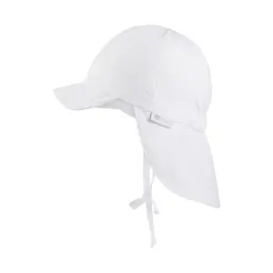 Solskyddskeps med nackskydd i UV-poplin för spädbarn Sterntaler unicolore image-2