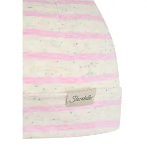 Czapka pasiasta w kropki dla dziewczynki Sterntaler image-4