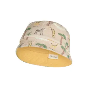 Reversible hat for baby boy Sterntaler Safari image-0