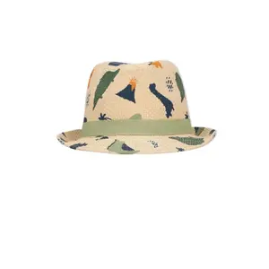 Baby boy straw hat Sterntaler Dinosaures image-2