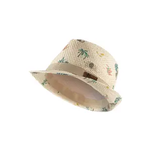 Baby boy straw hat Sterntaler Safari image-0