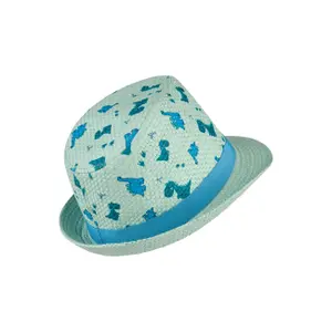 Baby boy straw hat Sterntaler Dino image-1