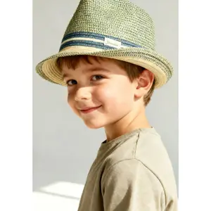 Baby boy straw hat Sterntaler image-2