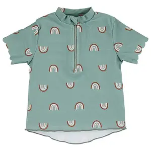 T-shirt Θαλάσσης 1/2 zip Κορίτσι Μωρό Sterntaler Rainbow image-0