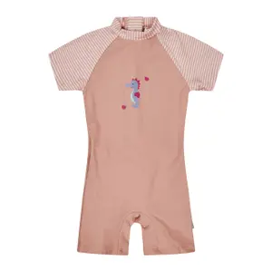 Schwimmanzug mit Seepferdchen-Muster für Mädchen im Babyalter Sterntaler image-0