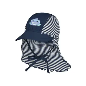 Kinder baseballpet met nekbescherming Sterntaler Requin image-0