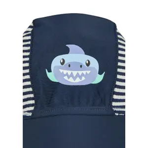 Kinder baseballpet met nekbescherming Sterntaler Requin image-3