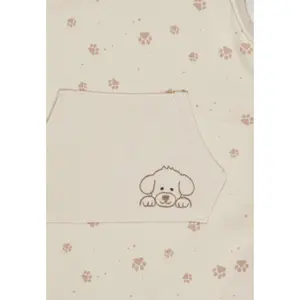 Spielanzug und Langarmbody mit Pfotenmotiv für Baby-Junge Sterntaler image-4