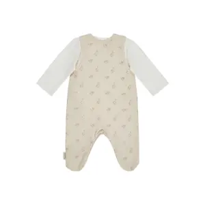 Kombination aus Spielanzug und Langarmbody mit Blumenmuster für Mädchenbaby Sterntaler image-1