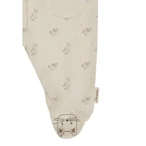 Kombination aus Spielanzug und Langarmbody mit Blumenmuster für Mädchenbaby Sterntaler image-3