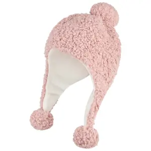 Inca plush hat with pom poms for girls Sterntaler